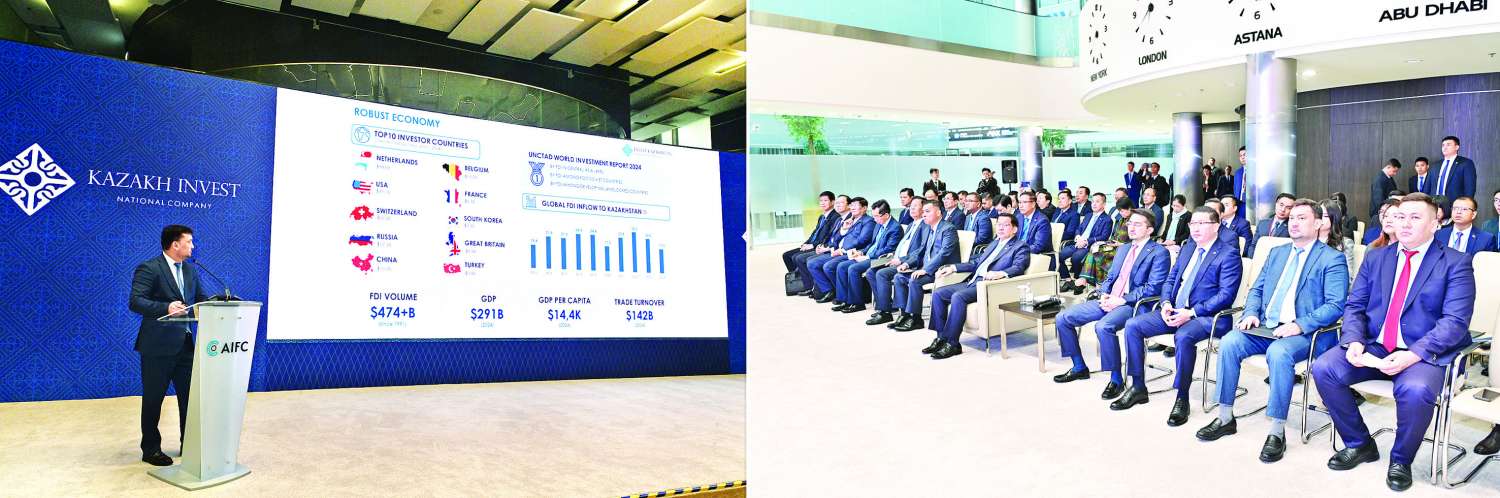 ပြည်ထောင်စုသမ္မတမြန်မာနိုင်ငံတော် ယာယီသမ္မတ ကာဇက်စတန်နိုင်ငံ၊ Astana International Financial Center (AIFC) သို့ သွားရောက်လေ့လာ (၂၈-၉-၂၀၂၅)